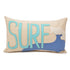 14X21" SURF with wave lumbar pillow