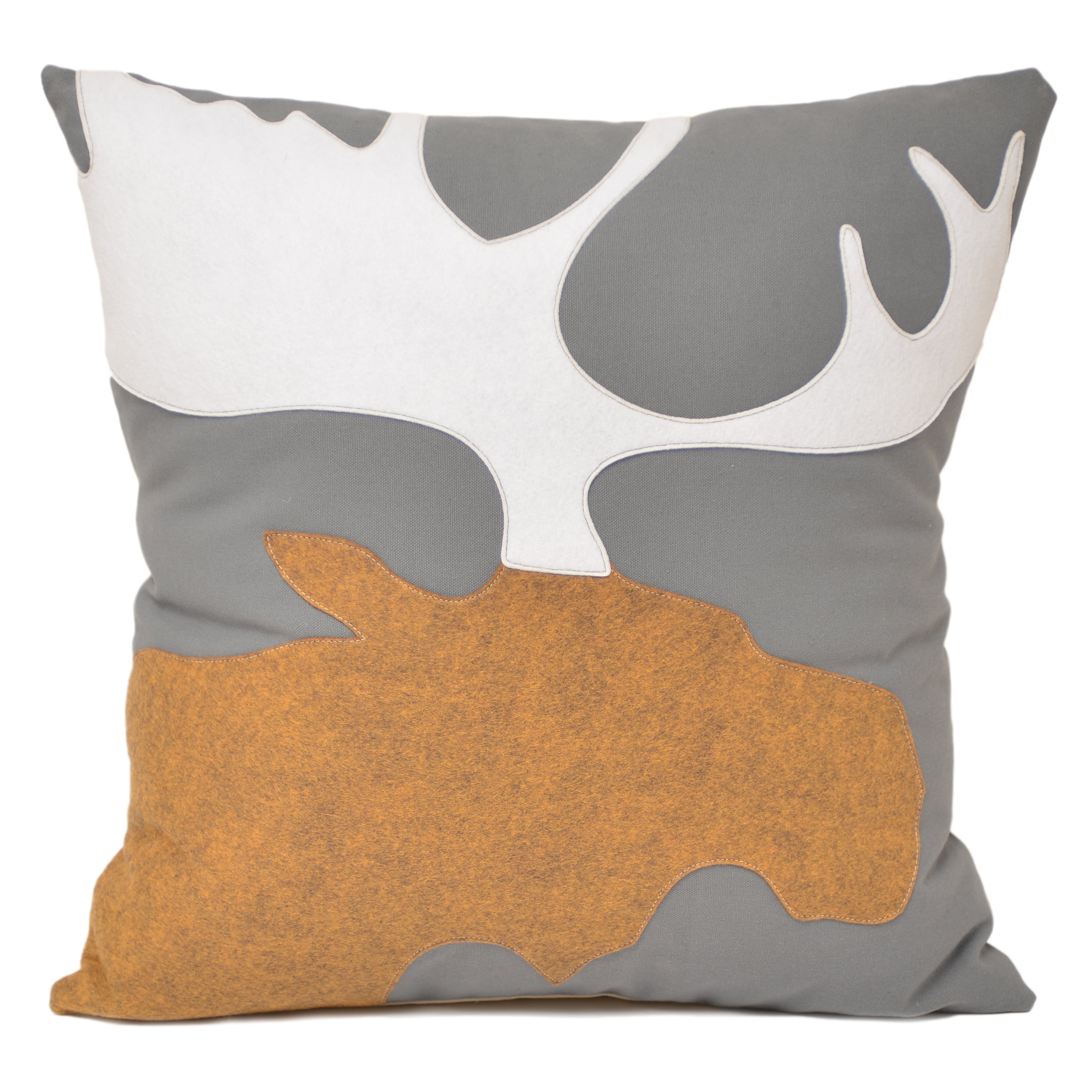 21" Maple the Moose with Antlers Oversized Pillow