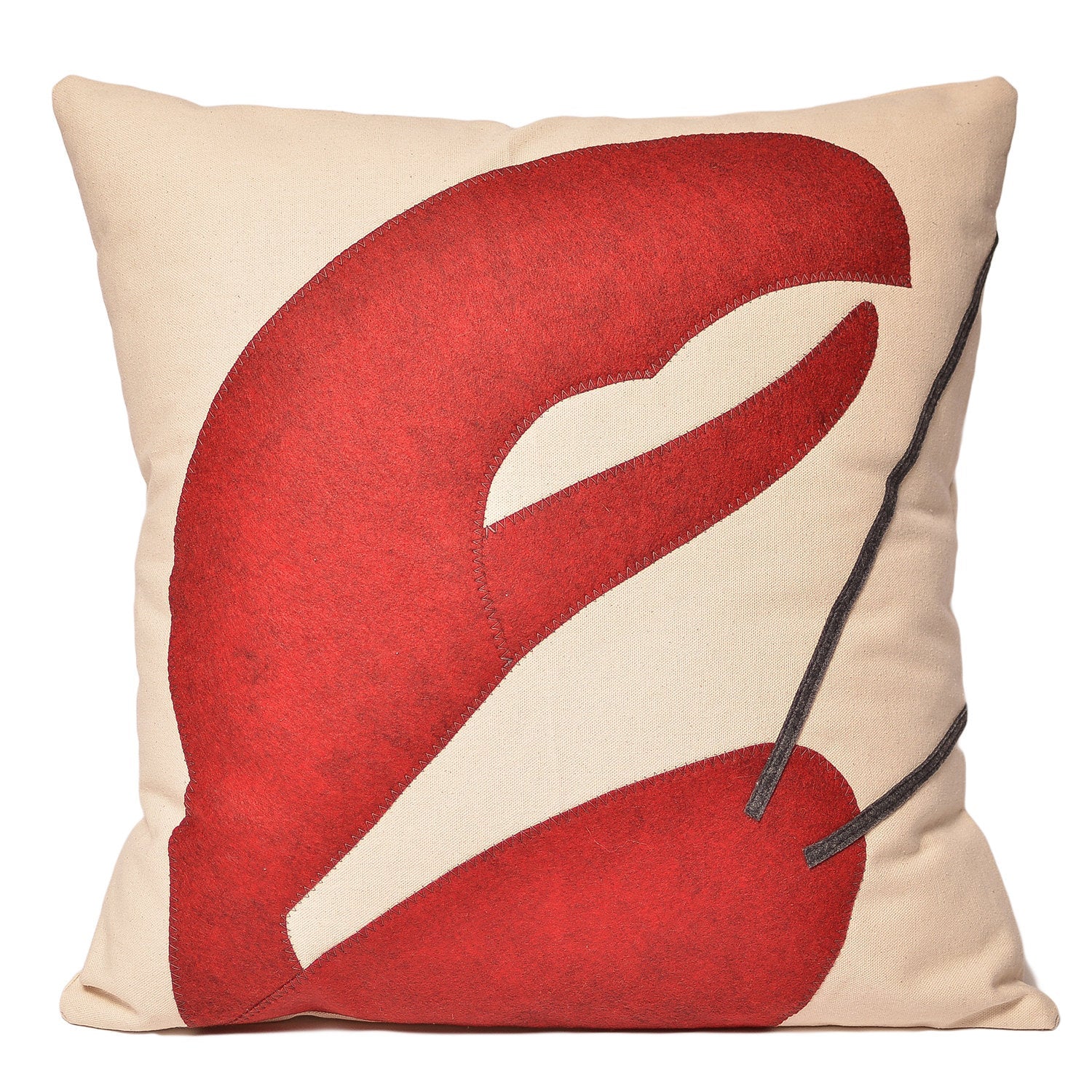 21" The Big Red Lobster Pillow