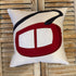 18" Red Gondola Pillow