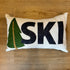 14x21" SKI with alpine tree