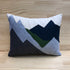 Summer Mountain Range Pillow 18x21"