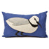 14x21" Sand Piper Pillow on Cobalt